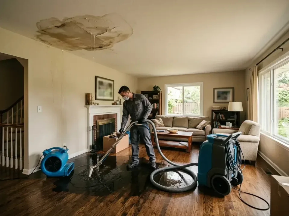 attic-pipe-burst-ceiling-drip-008 — frequently asked questions, Water Damage Restoration & Carpet Care in Springfield, TN